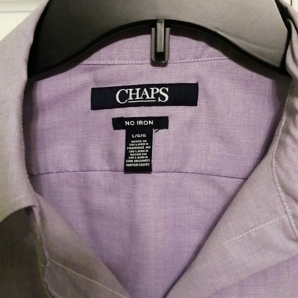 Chaps Purple button down - Picture 2 of 3